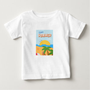 素晴らしい夏のイメージ ベビーTシャツ