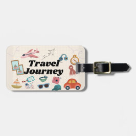素晴らしい夏の旅の雰囲気 トラベルタグ ラゲッジタグ