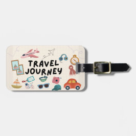 素晴らしい夏の旅行ビーブラゲッジタグ ラゲッジタグ