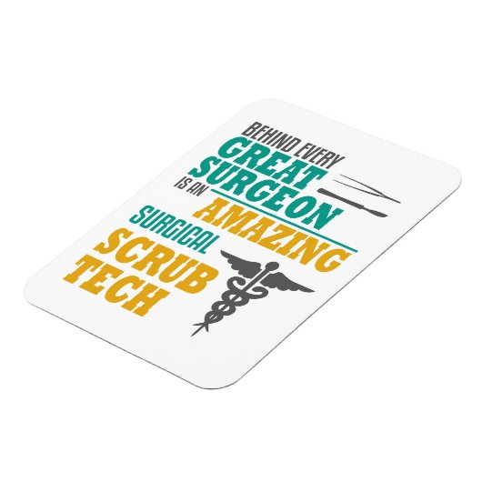 素晴らしい外科手術用スクラブ技術おもしろい外科医 マグネット (左側)