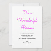 素晴らしい大きいの素晴らしく大きくカジュアルなオフィス感謝していしています サンキューカード (裏面)