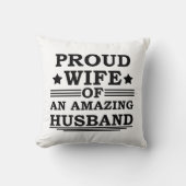 素晴らしい夫の誇り高い妻 クッション (正面)