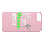 素晴らしい女の子のための睡眠のダンスの繰り返しのギフトを食べて下さい Case-Mate iPhoneケース (裏面(横))