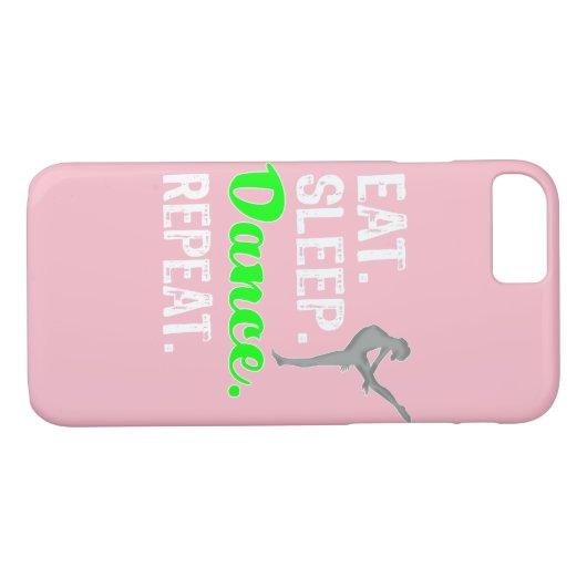 素晴らしい女の子のための睡眠のダンスの繰り返しのギフトを食べて下さい Case-Mate iPhoneケース (裏面(横))