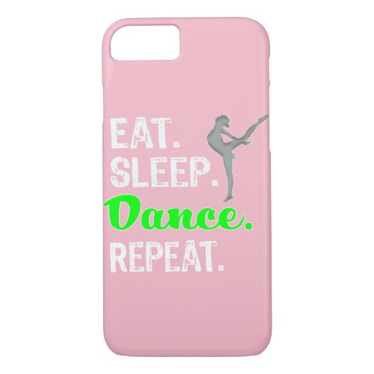 素晴らしい女の子のための睡眠のダンスの繰り返しのギフトを食べて下さい Case-Mate iPhoneケース (裏面)