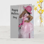 素晴らしい女性の母親のデイカード カード (黄色い花)