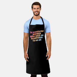 素晴らしい女性インスピレーション エプロン