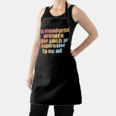 素晴らしい女性インスピレーション エプロン (インサイチュ)