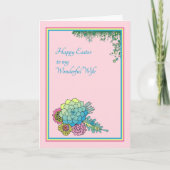 素晴らしい妻のためのイースターカード シーズンカード (正面)