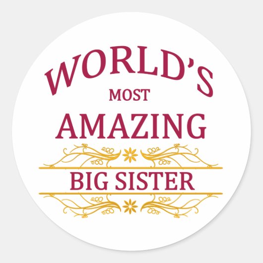 素晴らしい姉 ラウンドシール (正面)