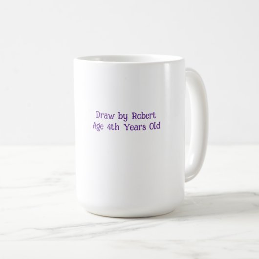 素晴らしい子供たちがこの作品を作る コーヒーマグカップ (正面右)