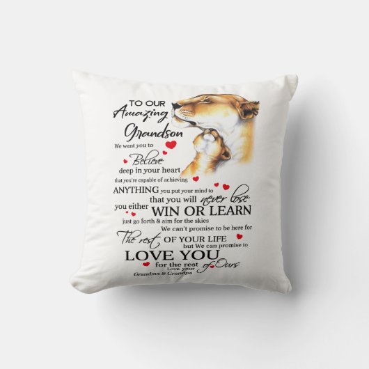 素晴らしい孫に クッション (正面)