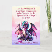 素晴らしい守護者のドラゴンに名前を追加 カード (正面)