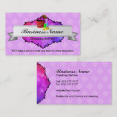 素晴らしい家のクリーニングの名刺 名刺 (正面/裏面)