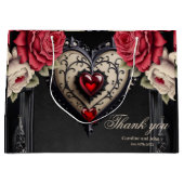 素晴らしい寛大なゴシックハート。 ラージペーパーバッグ (正面)