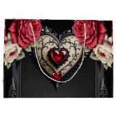 素晴らしい寛大なゴシックハート。 ラージペーパーバッグ (裏面)