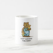 素晴らしい対のお父さん コーヒーマグカップ (中央)