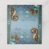 素晴らしい小さなスチームパンクシーホース プレイスカード (外部開封)