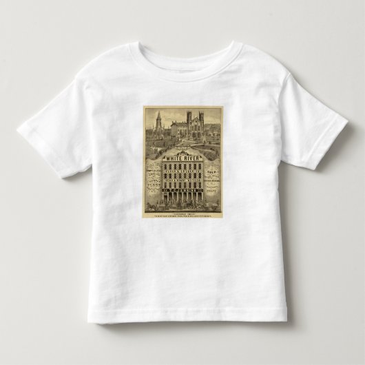 素晴らしい小麦粉および食料雑貨の家 トドラーTシャツ (正面)