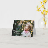 素晴らしい少女を受け入れるツリーを見て カード (黄色い花)