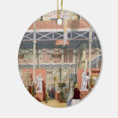 素晴らしい展覧会のイタリアセクションの眺め セラミックオーナメント (左)