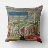 素晴らしい展覧会のインドセクションの眺め クッション (正面)