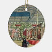 素晴らしい展覧会のインドセクションの眺め セラミックオーナメント (左)