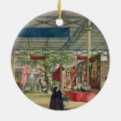 素晴らしい展覧会のインドセクションの眺め セラミックオーナメント (裏面)