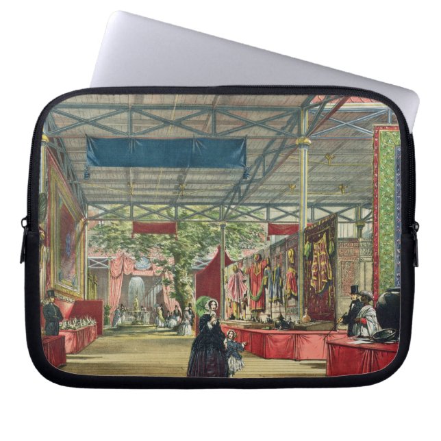 素晴らしい展覧会のインドセクションの眺め ラップトップスリーブ (正面)