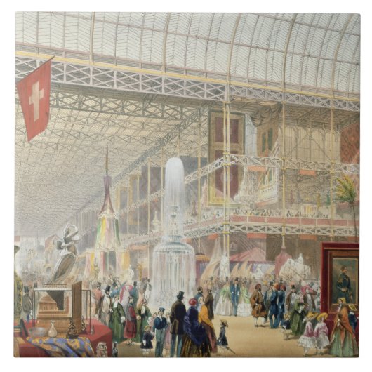 素晴らしい展覧会1851年: Crの中央Transept タイル (正面)