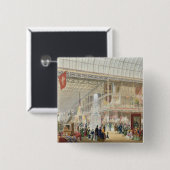 素晴らしい展覧会1851年: Crの中央Transept 缶バッジ (正面&裏面)