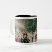 素晴らしい展覧会1851-52年の開始 ツートーンマグカップ (正面左)