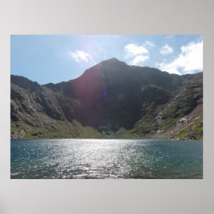 素晴らしい山のSnowdonの写真ポスター ポスター