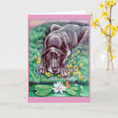 素晴らしい平凡なグリーティングカード カード (黄色い花)