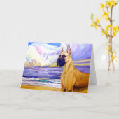 素晴らしい平凡なグリーティングカード カード (黄色い花)