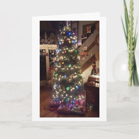 素晴らしい年の時**聖降誕祭お目出とう" シーズンカード (正面)