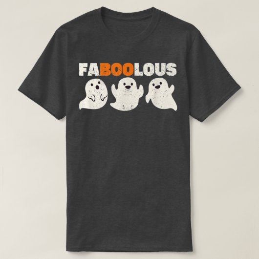 素晴らしい幽霊たちおもしろいス怖い不気味素晴らしいハロ Tシャツ (デザイン正面)