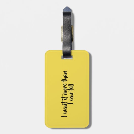 素晴らしい広いのの冒険はどこかに付きます ラゲッジタグ (裏面縦)