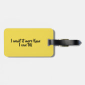 素晴らしい広いのの冒険はどこかに付きます ラゲッジタグ (裏面横)