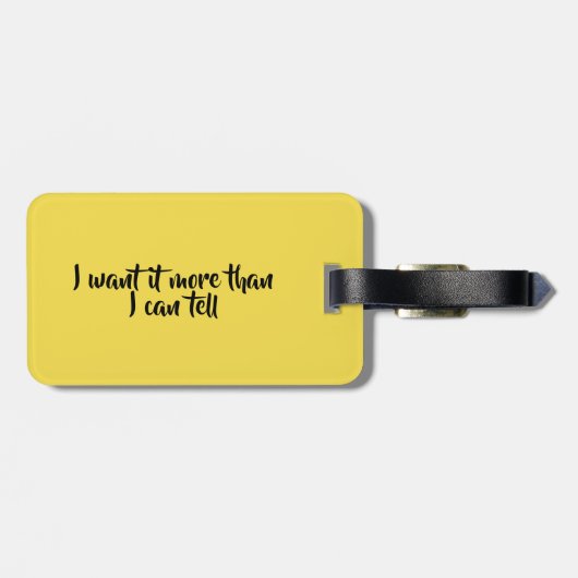 素晴らしい広いのの冒険はどこかに付きます ラゲッジタグ (裏面横)