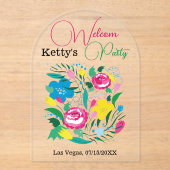 素晴らしい庭だ。アクリル招待状 アクリル招待状 (正面)