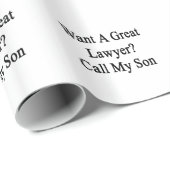 素晴らしい弁護士呼出しが私の息子ほしいと思って下さい ラッピングペーパー (ロールコーナー)