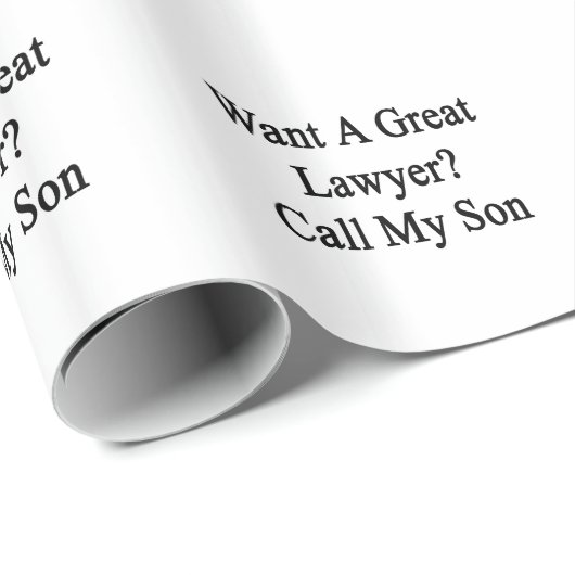 素晴らしい弁護士呼出しが私の息子ほしいと思って下さい ラッピングペーパー (ロールコーナー)