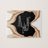 素晴らしい引用文のパズル!! するべきより堅い事… ジグソーパズル (横)