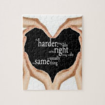 素晴らしい引用文のパズル!! するべきより堅い事…