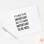 素晴らしい引用文 スクエアシール (封筒)