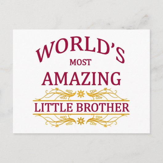 素晴らしい弟 ポストカード (正面)