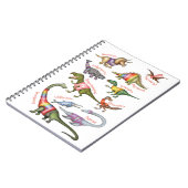 素晴らしい恐竜のノート ノートブック (左側)