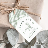 素晴らしい恐竜3レックスボーイズグリーン誕生日 ギフトタグ