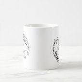 素晴らしい恵みどのように音のコーヒーマグ コーヒーマグカップ (中央)